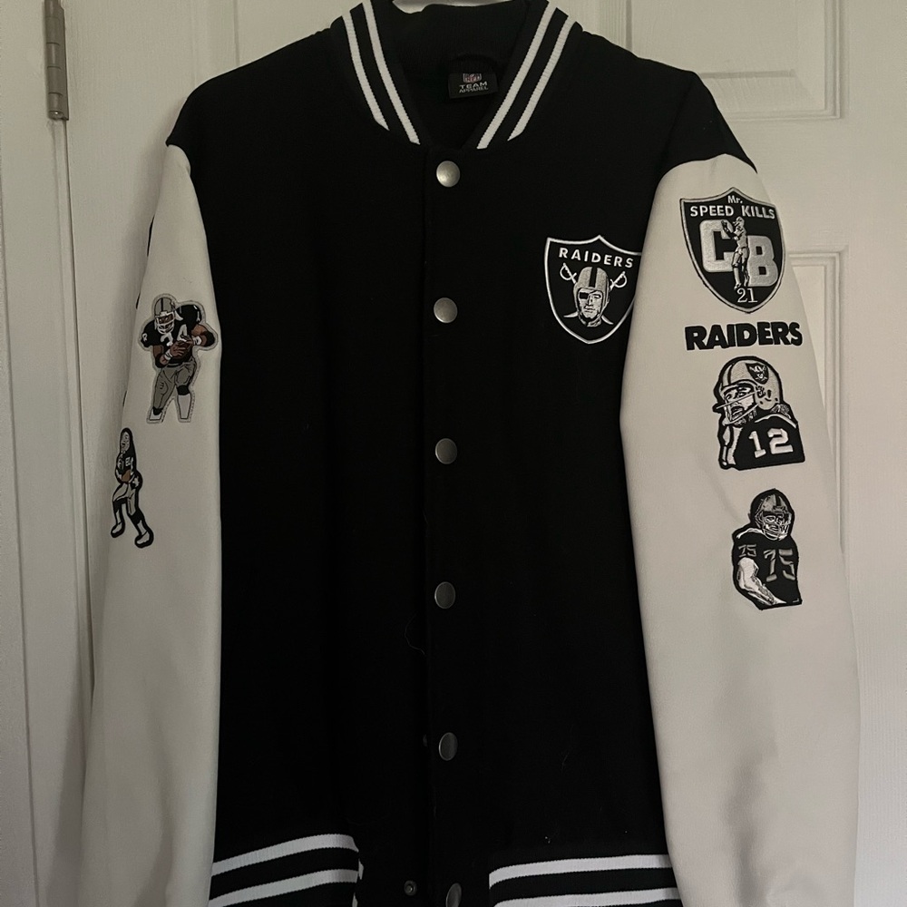 One of a kind Oakland raiders lettermen